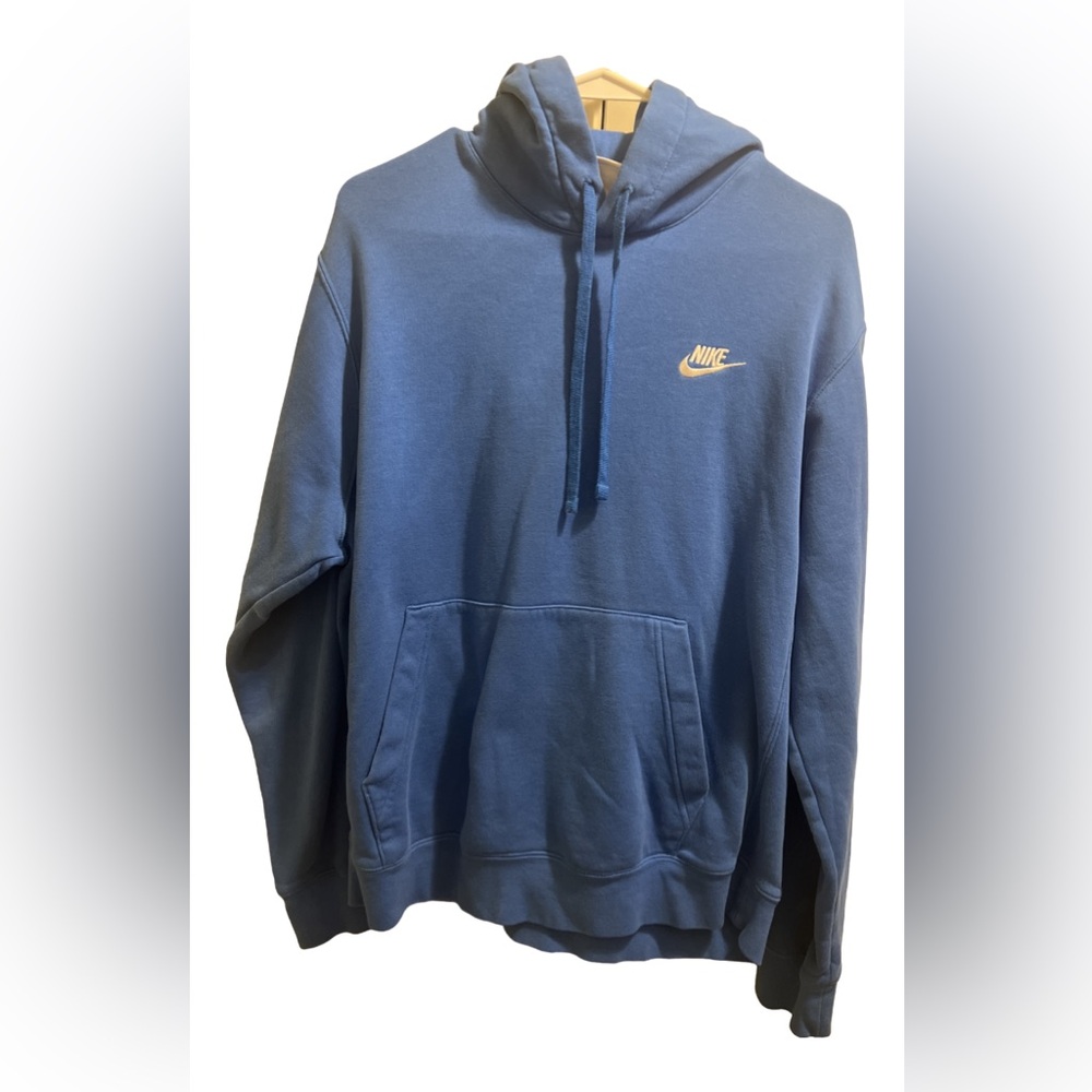 Nike Sportswear Club Fleece Men's Size M Pullover Hoodie - Royal Blue
